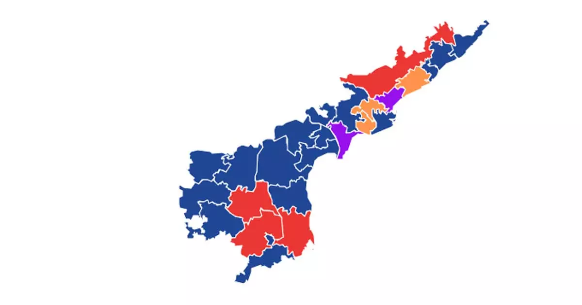 Lok Sabha Elections: TDP advances in 16 seats in Andhra Pradesh