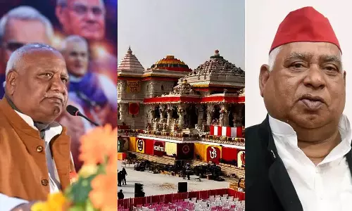 Samajwadi Partys Awadhesh Prasad,  BJP candidate Lallu Singh