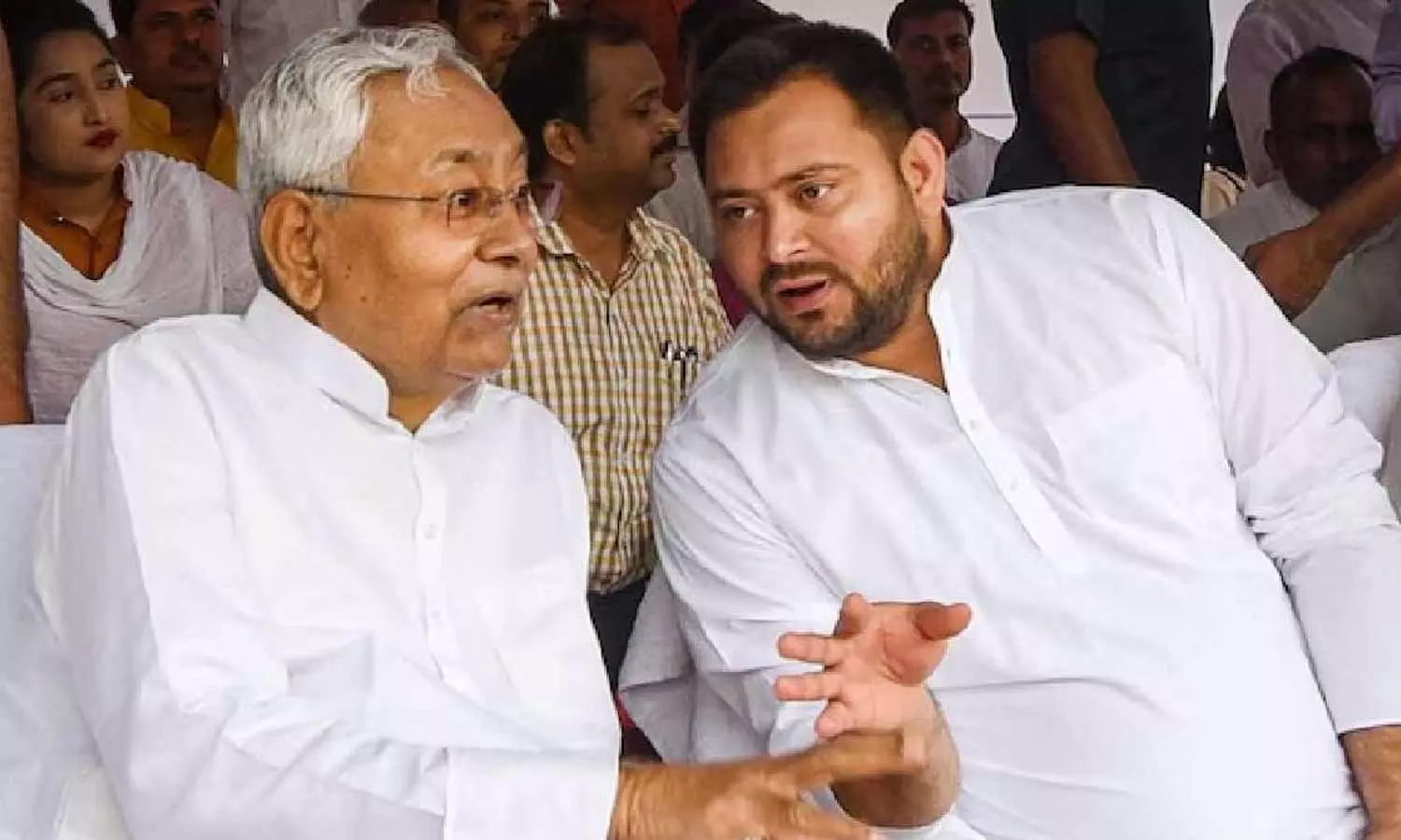 nitish kumar and Tejashwi yadav