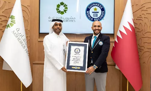 ലോകത്തിലെ ഏറ്റവും വലിയ അണ്ടർഗ്രൗണ്ട് കാർപാർക്കിങ്; ഗിന്നസ് റെക്കോർഡുമായി മുശൈരിബ് ഡൗൺടൗൺ