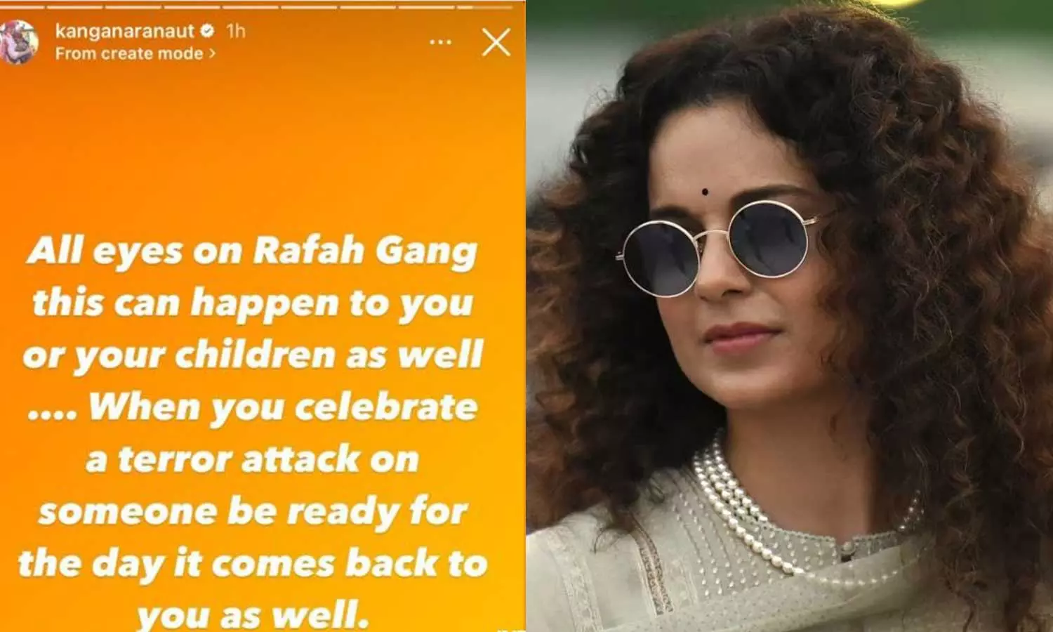All eyes on Rafah gang: Kangana Ranaut slams Bollywood for silence on slap row, Kangana Ranaut slap row, Kangana Ranaut against Bollywood All eyes on Rafah gang: Kangana Ranaut slams Bollywood for silence on slap row, Kangana Ranaut slap row, Kangana Ranaut against Bollywood