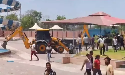 Over 150 men vandalise Rajasthan water park with JCB