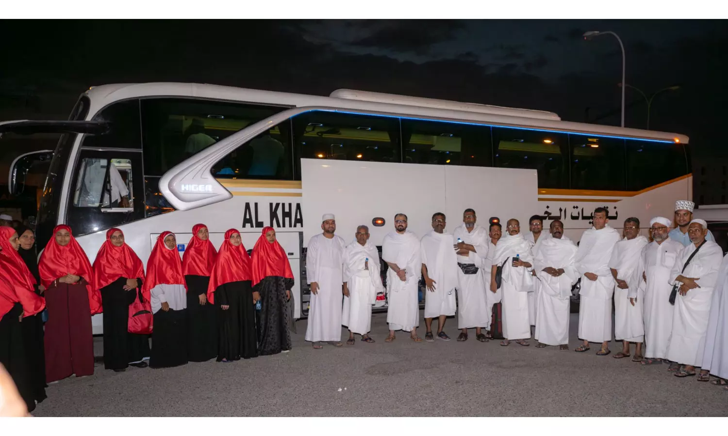 The only Malayali Hajj group from Oman has reached Saudi Arabia