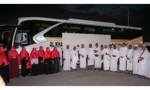 The only Malayali Hajj group from Oman has reached Saudi Arabia