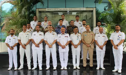 A staff discussion between the Indian Navy and the Royal Navy of Oman was held in New Delhi