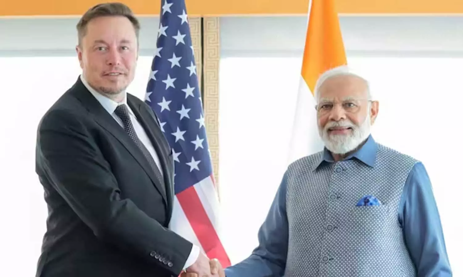 Elon Musk congratulates Narendra Modi
