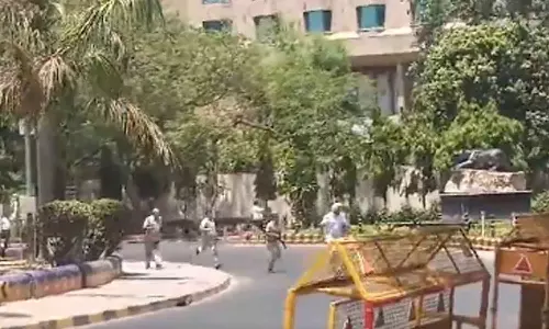 On Way To PM Home, BJP Leader Faces Traffic, Gets Down, Runs