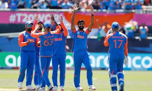 ഉജ്ജ്വലം ഇന്ത്യ: ലോ സ്കോർ ത്രില്ലറിൽ പാകിസ്താനെ ആറു റൺസിന് വീഴ്ത്തി