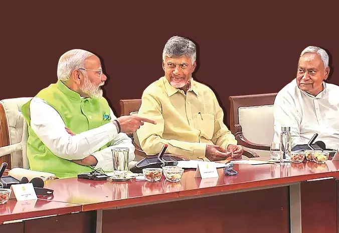 എന്‍.ഡി.എ സഖ്യവും ചന്ദ്രബാബു നായിഡുവും നിതീഷ്‌കുമാറും