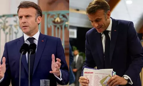 പാർലമെന്റ് പിരിച്ചുവിട്ടു; തെരഞ്ഞെടുപ്പ് പ്രഖ്യാപിച്ച് ഫ്രഞ്ച് പ്രസിഡന്റ് ഇമ്മാനുവൽ മാക്രോൺ പാർലമെന്റ് പിരിച്ചുവിട്ടു; തെരഞ്ഞെടുപ്പ് പ്രഖ്യാപിച്ച് ഫ്രഞ്ച് പ്രസിഡന്റ് ഇമ്മാനുവൽ മാക്രോൺ