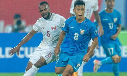 ലോകകപ്പ് ഫുട്‌ബോൾ യോഗ്യതാ റൗണ്ടിൽ  ഇന്ത്യ നാളെ ഖത്തറിനെ നേരിടും