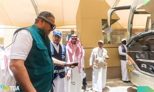 ഹജ്ജ് തീർത്ഥാടകരുടെ വാഹനങ്ങൾ നിരീക്ഷിക്കാൻ അതിനൂതന സംവിധാനങ്ങൾ ഹജ്ജ് തീർത്ഥാടകരുടെ വാഹനങ്ങൾ നിരീക്ഷിക്കാൻ അതിനൂതന സംവിധാനങ്ങൾ