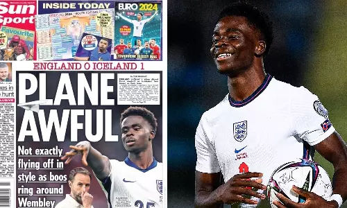 തോൽക്കുമ്പോൾ മാത്രം സാകയുടെ ചിത്രം; ഇംഗ്ലീഷ് മാധ്യമങ്ങൾക്ക് കിക് ഇറ്റ് ഔട്ടിന്റെ തുറന്ന കത്ത്