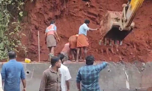landslide accident during construction of adimali national highway