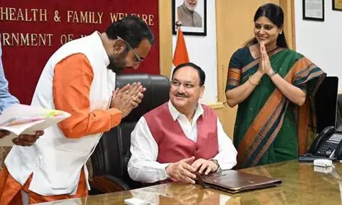 JP Nadda met the officials
