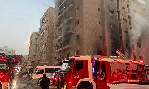 At Least 49 Killed In Building Fire In Kuwait