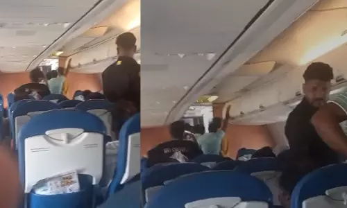 Passengers protest on Sharjah-Kozhikode Air India Express flight