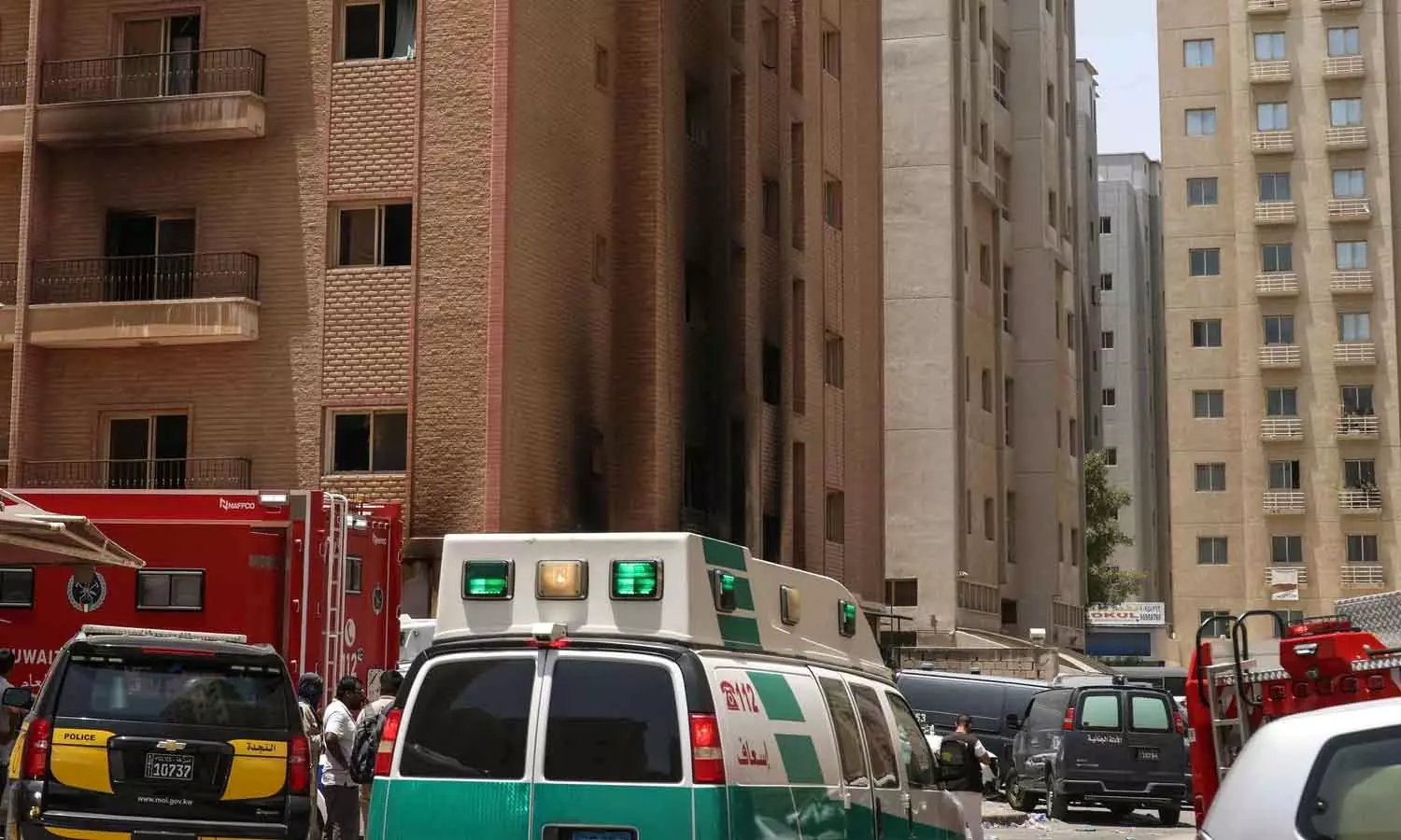 An emergency cabinet meeting today to discuss the Kuwait fire