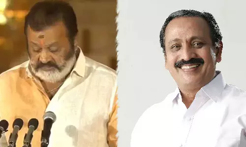 MK Raghavan Suresh Gopi MK Raghavan Suresh Gopi