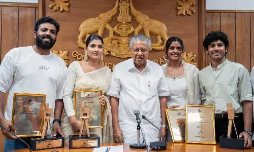 state government honored the Malayalee stars who awarded in Cannes Film Festival