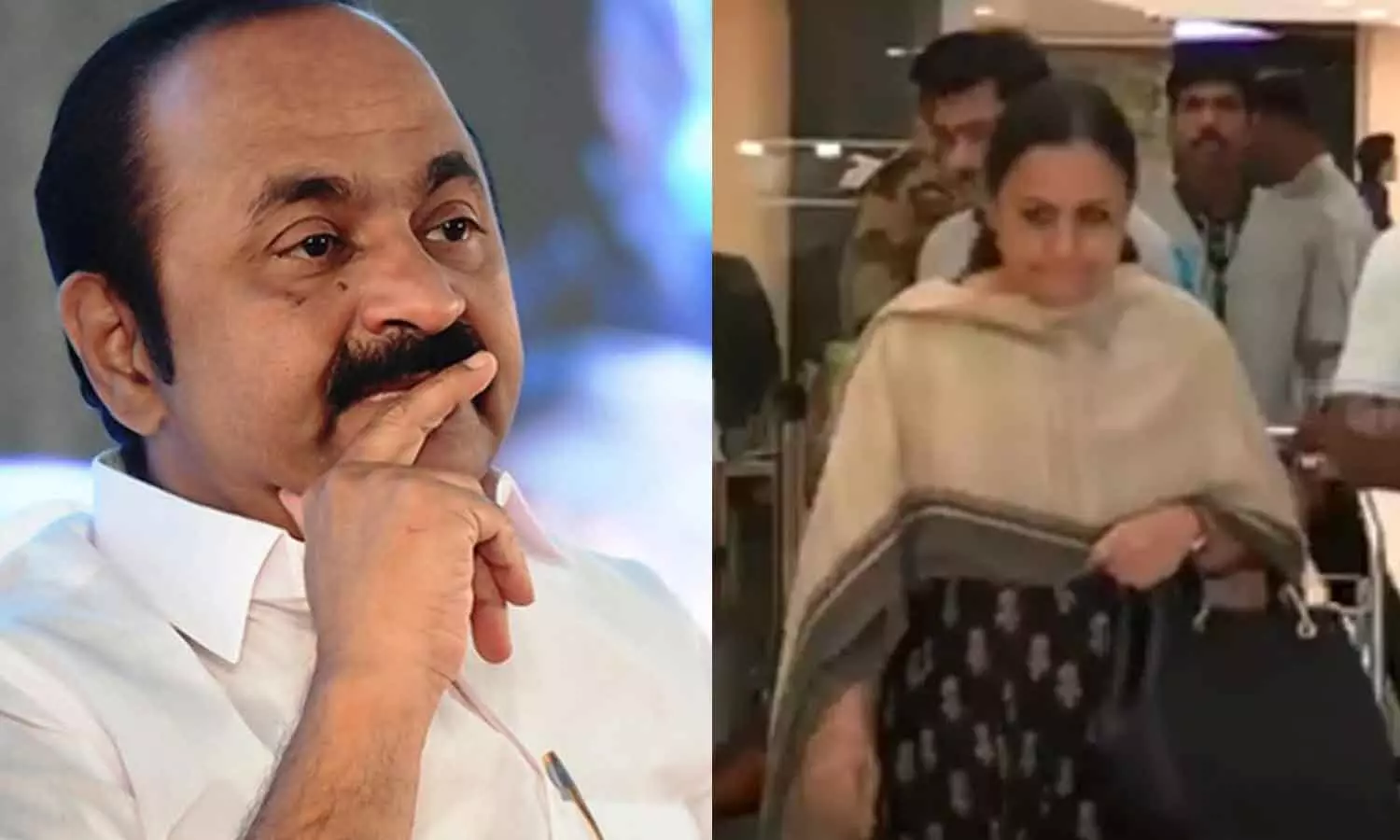 VD Stheeshan condemns veena george denied permission to fly to kuwait