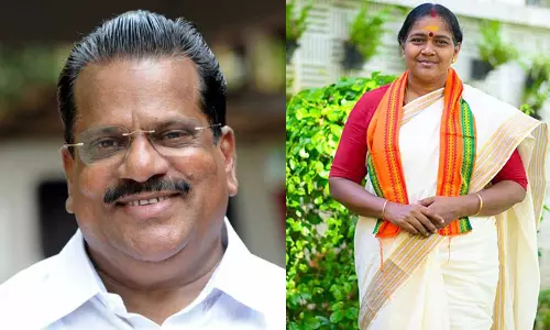 shoba surendran- ep jayarajan