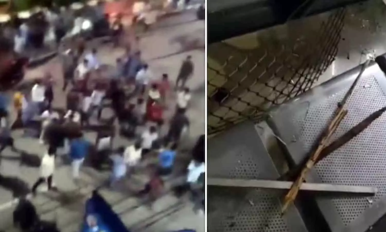 Hinduthwa Mob attacks madrasa in Telangana over alleged animal sacrifice