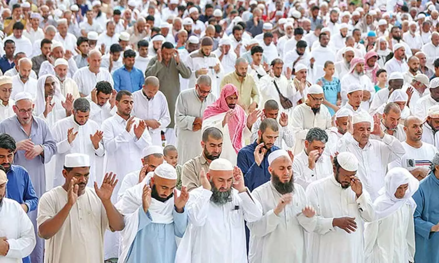 Eid was also celebrated in Saudi Arabia to renew the memory of self-sacrifice