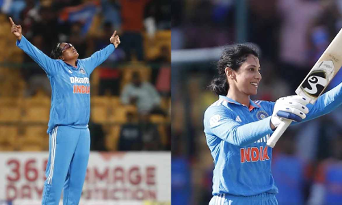 ആശയും സ്മൃതിയും മിന്നി;ദക്ഷിണാഫ്രിക്കക്കെതിരെ ഇന്ത്യക്ക് 143 റൺസ് കൂറ്റൻ ജയം