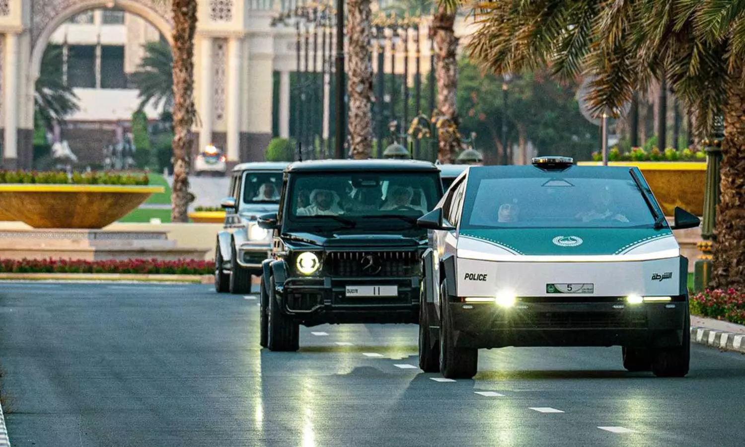 Dubai Police Adds Tesla Cybertruck To Its Luxury Patrol Fleet
