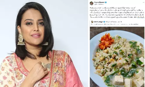 സസ്യാഹാരികളുടെ കള്ളത്തരം മനസ്സിലാകുന്നില്ല, പശുക്കിടാവിന്‍റെ പാൽ മോഷ്ടിച്ചാണ് നിങ്ങളുടെ ഭക്ഷണം: നളിനി ഉനഗറിന് സ്വര ഭാസ്‌കറിന്റെ മറുപടി