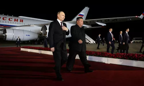 Russias Putin Makes Rare Visit To North Korea