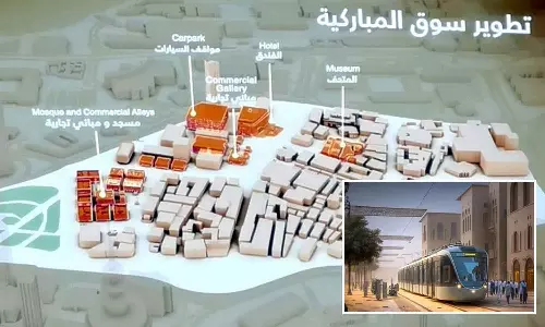 Kuwait Municipality said that the non-implementation of the Metro project will not affect the Souq Mubarakiyah development project