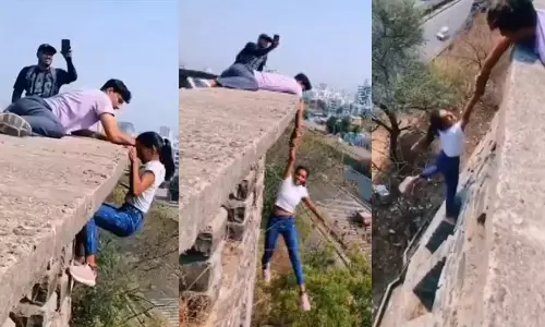 Pune girl, 4 others booked for performing life-threatening stunt for Instagram Reel