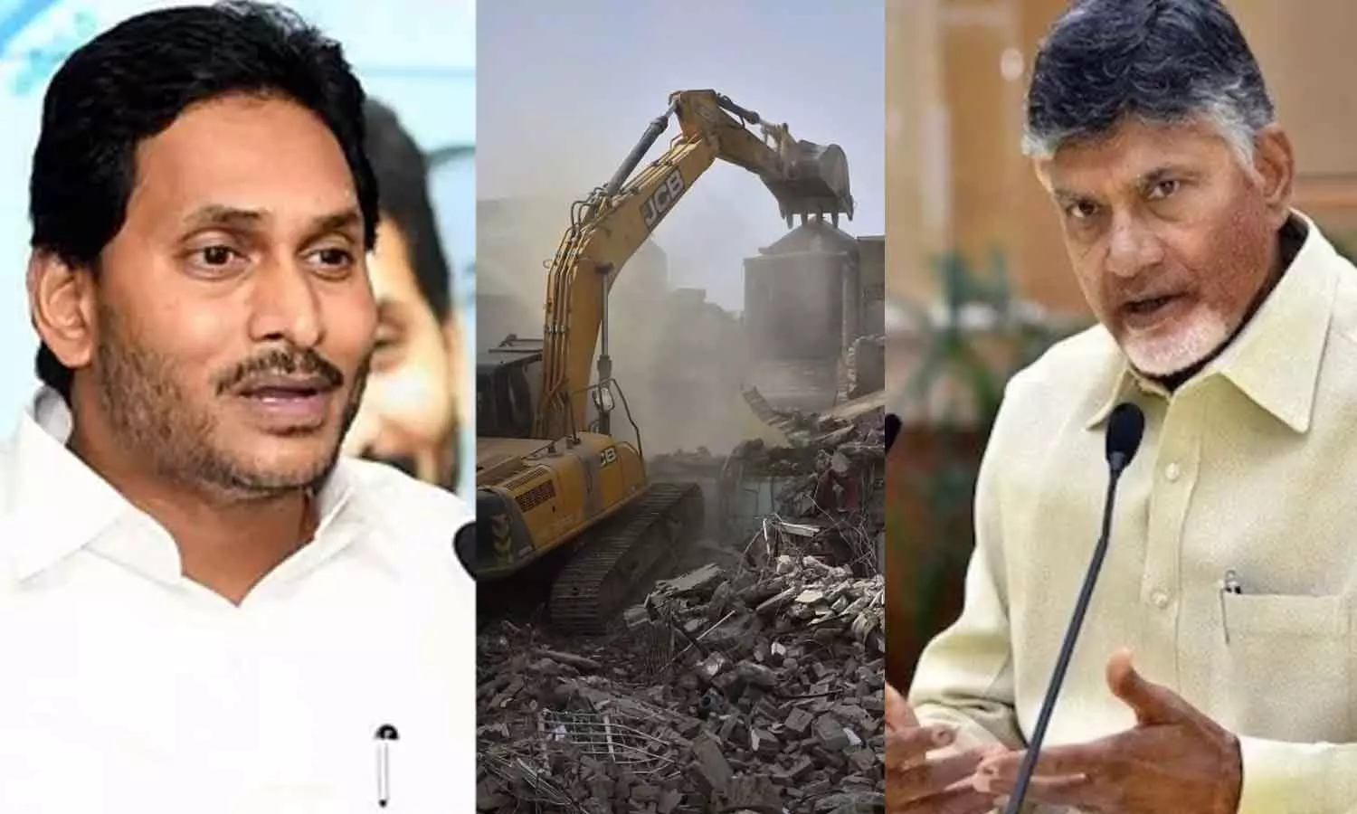 Jagan Mohan Reddy slams N Chandrababu Naidu for demolishing office