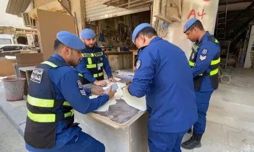 no firefighting license; 55 establishments were closed down in Kuwait