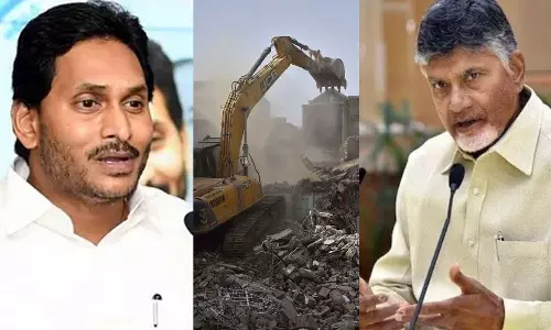 Jagan Mohan Reddy slams N Chandrababu Naidu for demolishing office