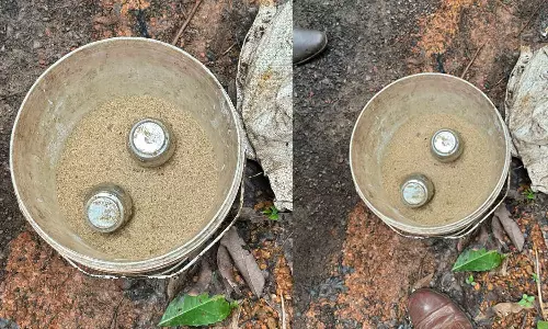 Steel bomb found again in Kannur,latest news