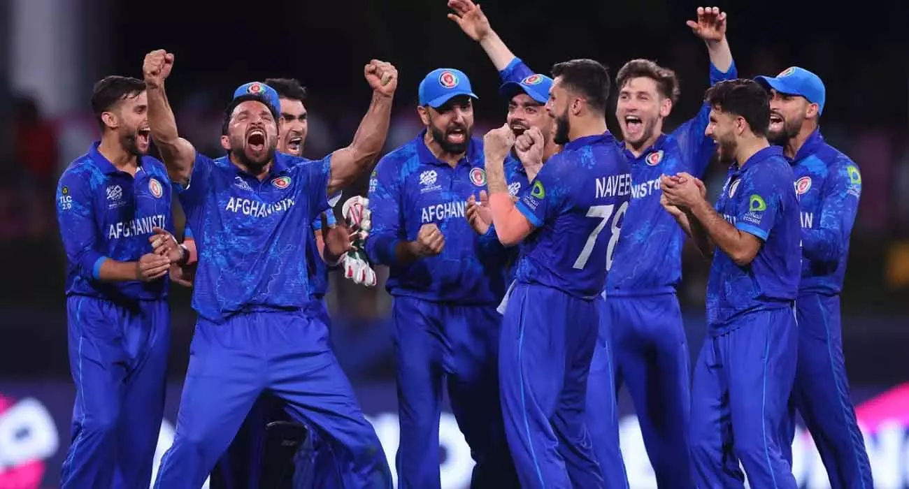 ഓസീസിനെതിരെ അഫ്ഗാന്റെ മധുര പ്രതികാരം; ട്വന്റി 20 ലോകകപ്പിൽ 21 റൺസ് ജയം ഓസീസിനെതിരെ അഫ്ഗാന്റെ മധുര പ്രതികാരം; ട്വന്റി 20 ലോകകപ്പിൽ 21 റൺസ് ജയം