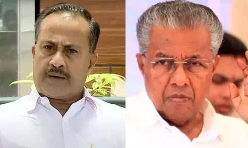 PMA Salam and Pinarayi Vijayan