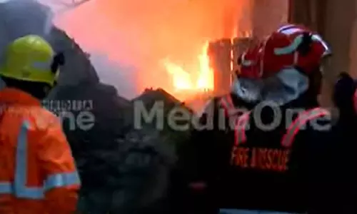 Fire at Kochuveli plastic recycling unit