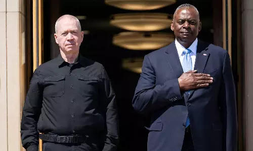 US Defense Secretary Lloyd Austin and israel Defense Minister Yoav Gallant