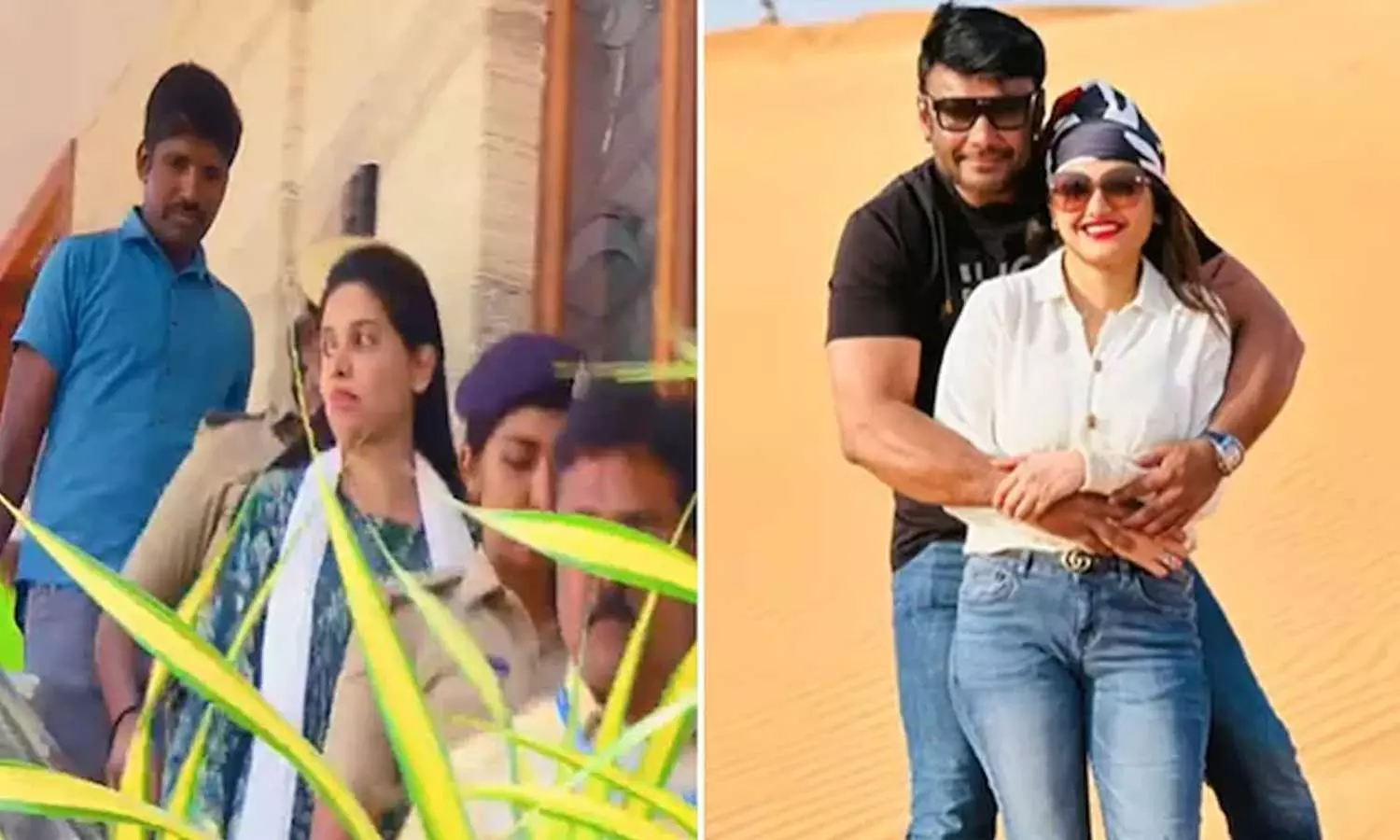 Actor Pavithra Gowda seen wearing make-up in custody, cop gets notice Actor Pavithra Gowda seen wearing make-up in custody, cop gets notice