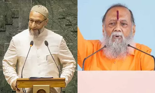 Plea filed before President Murmu to disqualify Owaisi as MP over Jai Palestine slogan