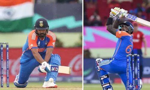 രോഹിത് ശർമക്ക് അർധ സെഞ്ച്വറി; ഇംഗ്ലണ്ടിന് മുന്നിൽ 172 റൺസ് വിജയലക്ഷ്യമുയർത്തി ഇന്ത്യ