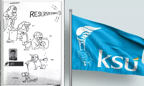 സംവരണത്തെ പരിഹസിച്ച്  കെ.എസ്.യു യൂണിയൻ മാഗസിൻ