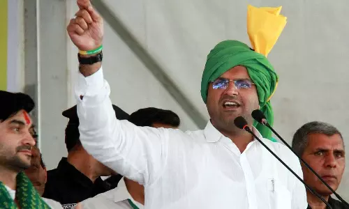 Jannayak Janta Party(JJP) leader and fomer deputy Chief Minister of Haryana Dushyant Chautala rules out alliance with BJP in Haryana, ready to support Congress in Rajya Sabha polls