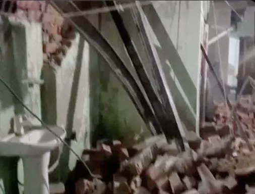 Noida wall collapse Noida wall collapse