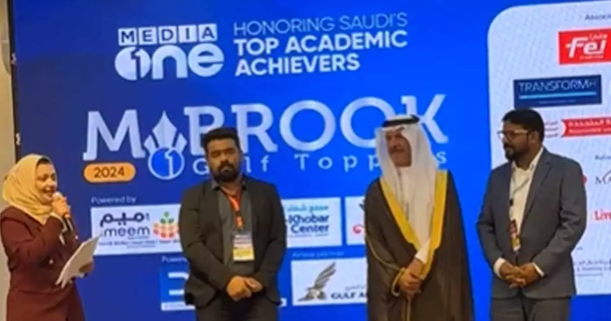 MediaOne honors those who have achieved high marks in 10th and 12th classes in Saudi Arabia