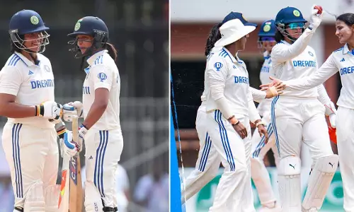 ടെസ്റ്റ് ക്രിക്കറ്റിൽ ഉയർന്ന ടീം ടോട്ടൽ; ചരിത്രത്തിലേക്ക് ബാറ്റുവീശി ഇന്ത്യൻ വനിതകൾ